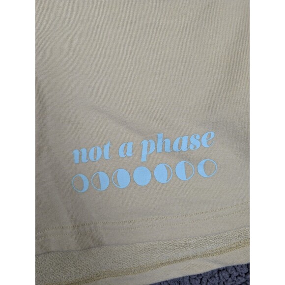 Pride Target 2 Piece Shorts 2X Crop Hoodie 1X Not A Phase Yellow Not a Phase - Picture 2 of 15